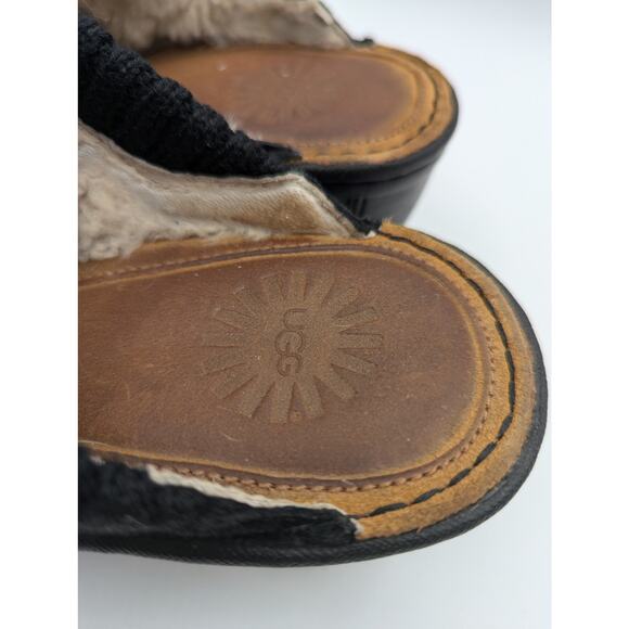 UGG | Gael S/N 1934 Suede Wedge Heel Round Toe Slip On Clog Shoes |Size 8 - Picture 8 of 12